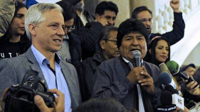 VIDEO. Morales celebra triunfo electoral en Bolivia sin mencionar segunda vuelta