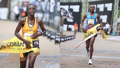 ¡Campeones! Los keniatas Gesabwa y Kigen se llevan el Medio Maratón de Cobán 2022