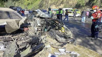 Identifican a fallecido en el accidente de la Bajada de Villa Lobos