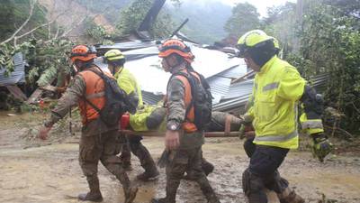Bombero resulta herido en tareas de rescate en Quejá