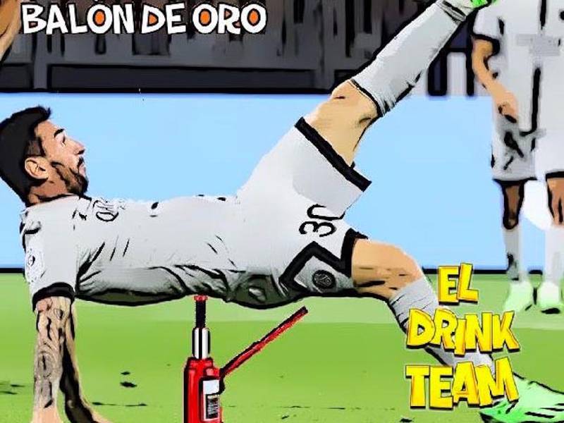 Messi anota gol de “chilena" y las redes se inundan de memes