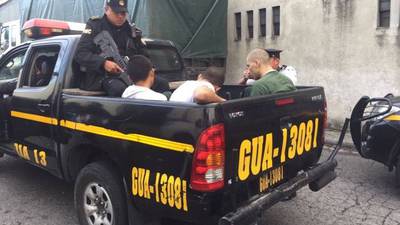PNC intercepta a tres internos que se habían fugado de Las Gaviotas