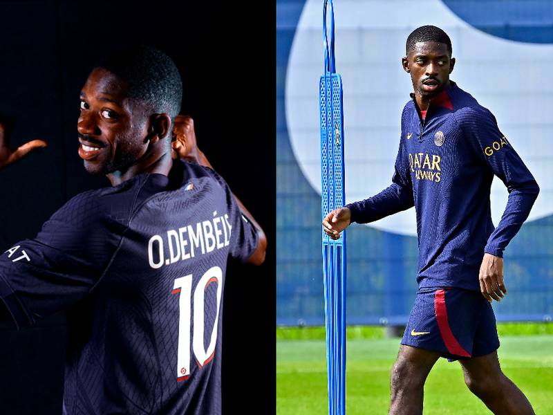 Ousmane Dembélé lucirá el '10' en el PSG, tras la salida de Neymar