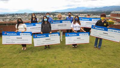 Domino's Guatemala entrega Q2 millones a fundaciones del país