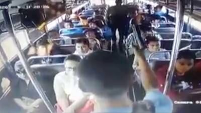 VIDEO. Identifican a presunto asaltante de buses en San Miguel Petapa