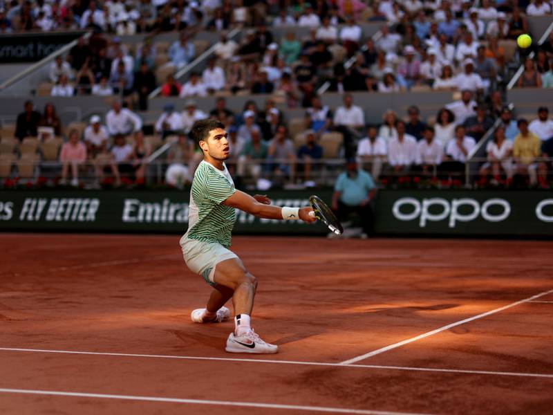 Alcaraz y Tsitsipas próxima sesión de Roland Garros