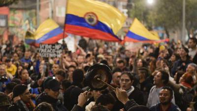 Líderes de protestas convocan a nuevo paro nacional en Colombia