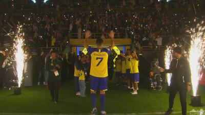 VIDEO. ¡Bienvenida a lo grande! Así presentó el Al Nassr a Cristiano Ronaldo