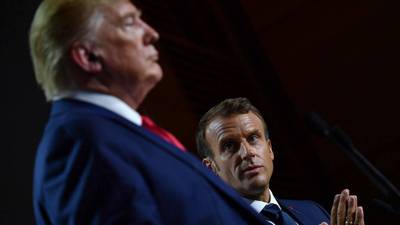 Trump califica de “insultantes” las críticas de Macron a la OTAN