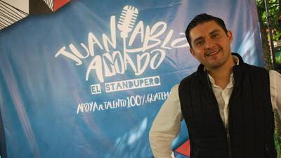 El guatemalteco Juan Pablo Amado busca romper un récord con el Show Stand Up Comedy más grande del país