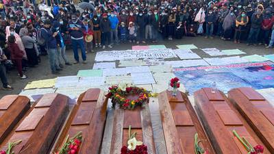 Velación masiva a víctimas de Santa Catarina Ixtahuacán, Sololá