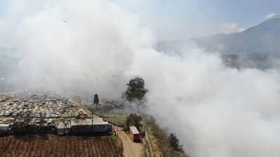 Incendio en vertedero no afecta al Hospital de Villa Nueva, asegura Ministerio de Salud