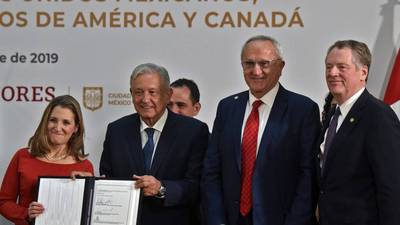 Estados Unidos, México y Canadá sellan texto final del T-MEC