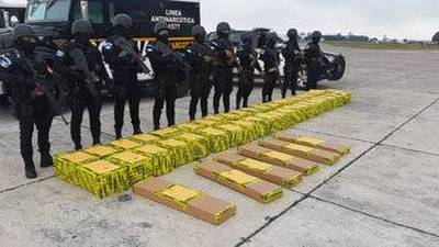 Autoridades incinerarán cocaína decomisada por un valor de Q77 millones