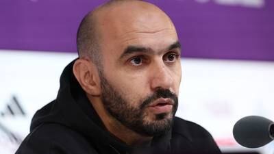 "Los jugadores no se conforman con estar en cuartos", afirma el DT de Marruecos