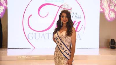 Estudiante de perito contador gana la corona de Miss Teen Guatemala 2019