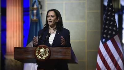 Harris advierte "no vengan" y urge a Guatemala intensificar lucha contra la corrupción