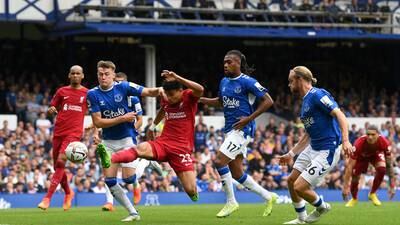 Everton y Liverpool empatan sin goles en el Derby de Merseyside