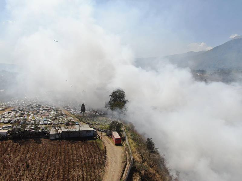 Incendio en vertedero no afecta al Hospital de Villa Nueva, asegura Ministerio de Salud