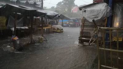 VIDEO. Se reportan inundaciones en Suchitepéquez tras fuertes lluvias