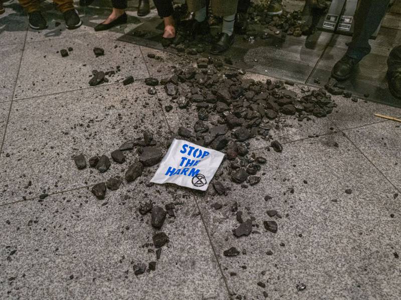 Protestan contra los combustibles fósiles en Nueva York
