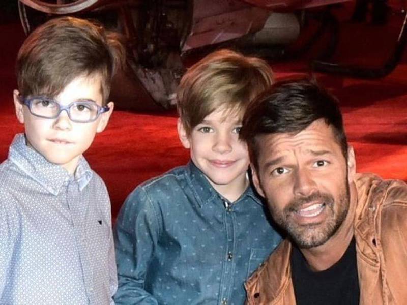 Ricky Martin es fuertemente criticado por la apariencia que luce su hijo Valentino