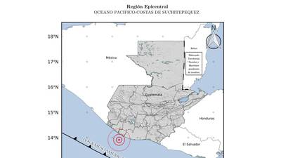 Guatemaltecos perciben dos sismos en primeras horas del sábado 