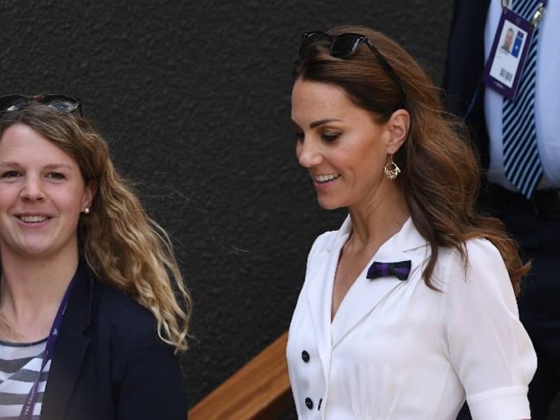 Kate Middleton &#34;rompe las reglas&#34; y es protagonista en Wimbledon