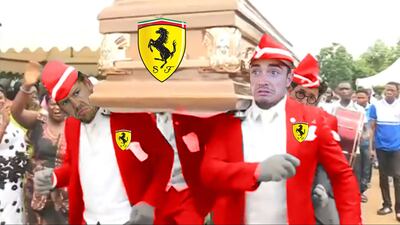 Los mejores memes de Ferrari tras el choque entre sus pilotos
