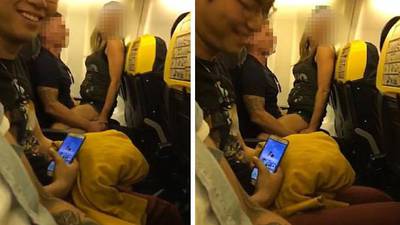 Rompe el silencio mujer que protagonizó escándalo sexual en avión de Ryanair