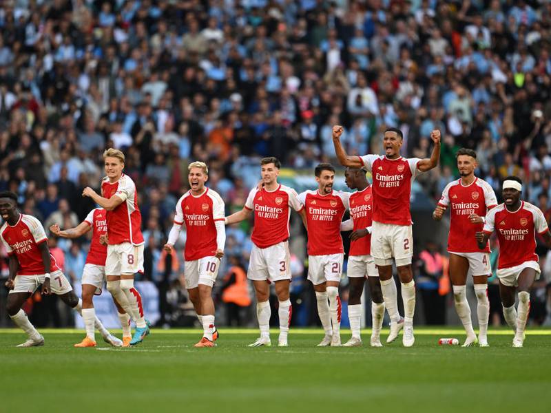 ¡Campeones! Arsenal conquista la Community Shield tras derrotar al Manchester City