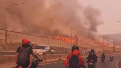 ¡URGENTE! Se suspenden clases en Guatemala y Sacatepéquez por incendio en el basurero de Villa Nueva