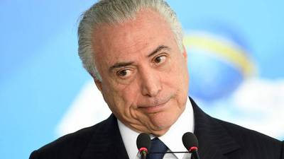 Denuncia por corrupción contra Temer llega a la Cámara de Diputados de Brasil