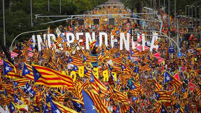 FOTOS. Miles de independentistas toman las calles en el Día de Cataluña