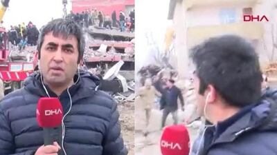 VIDEO: En pleno enlace en vivo, terremoto en Turquía sorprende a reportero