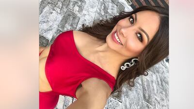 Paulette Samayoa, Miss Guatemala 2013 y su erótica foto en body negro