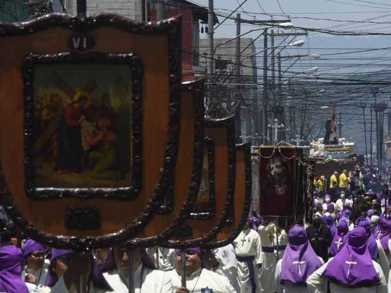 Semana Santa en Guatemala: Los cortejos procesionales