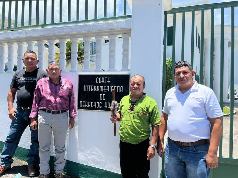 Líderes comunitarios invitan a representantes de CIDH visitar Agua Caliente Lote 9