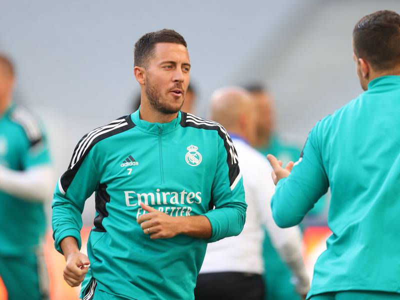 Hazard fuera de la convocatoria del Real Madrid por una nueva lesión