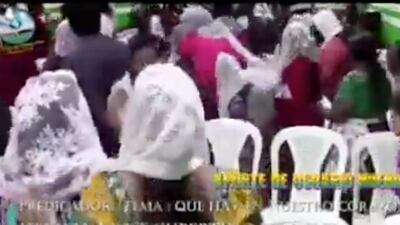 VIDEO: pánico en iglesia evangélica de la Avenida Bolívar tras un ataque armado