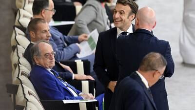 Macron no ocultó su felicidad de ver a Francia en otra final