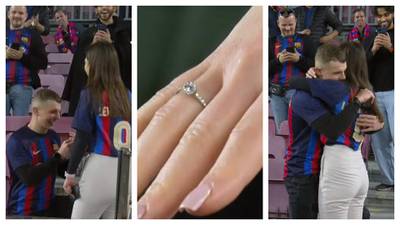 El Clásico: Así fue la propuesta de matrimonio previo al Barcelona-Real Madrid