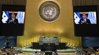 En Asamblea de la ONU, Honduras aboga por un plan de recuperación pospandemia