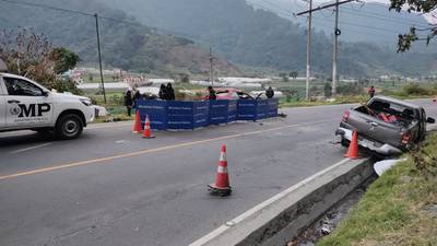Mortal accidente deja una familia fallecida en Zunil, Quetzaltenango