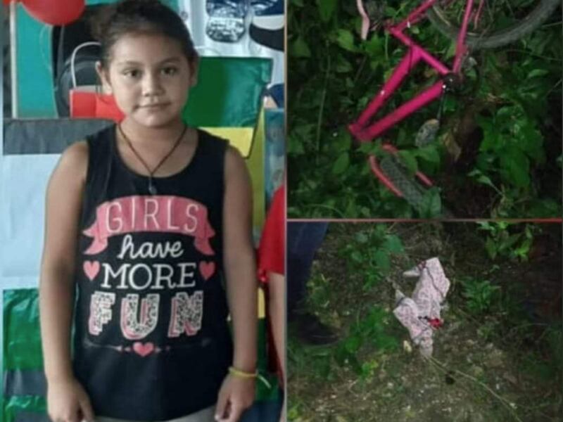 Localizan bicicleta de niña de ocho años desaparecida en Petén