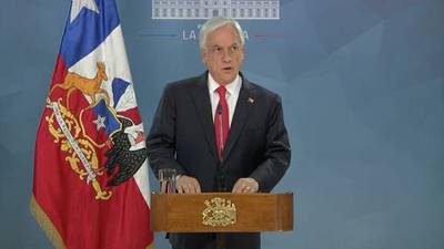 VIDEO. Piñera pide perdón por su incapacidad para anticipar el estallido social en Chile