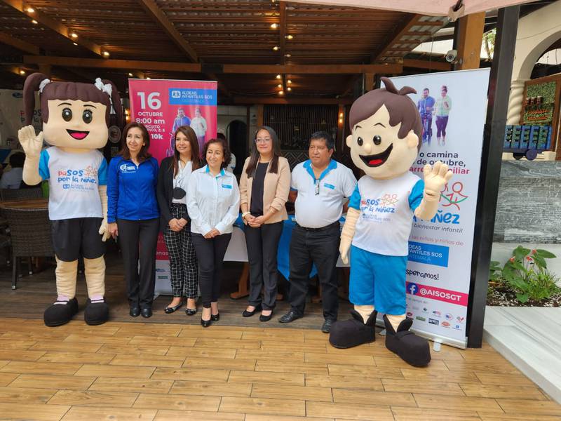 Forma parte de la carrera “paSOS por la Niñez” que ayudará a miles de menores guatemaltecos