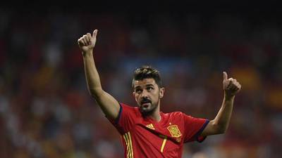 David Villa se lesiona y es duda para el partido entre España y  Liechtenstein