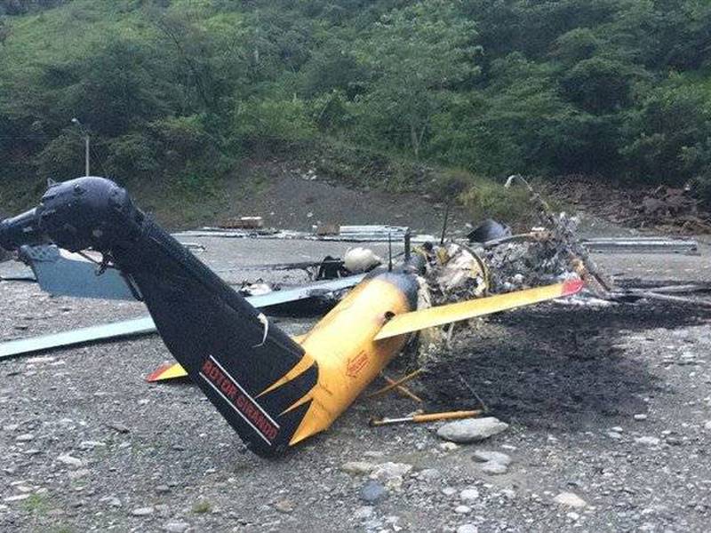 Disidentes de FARC queman en Colombia aeronave de ayuda a emergencia en represa Hidroituango