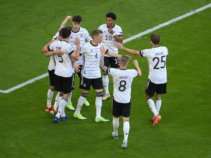 Alemania resurge y golea al actual campeón de la Eurocopa
